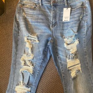 Judy Blue Boyfriend Fit Jeans Size 13/31